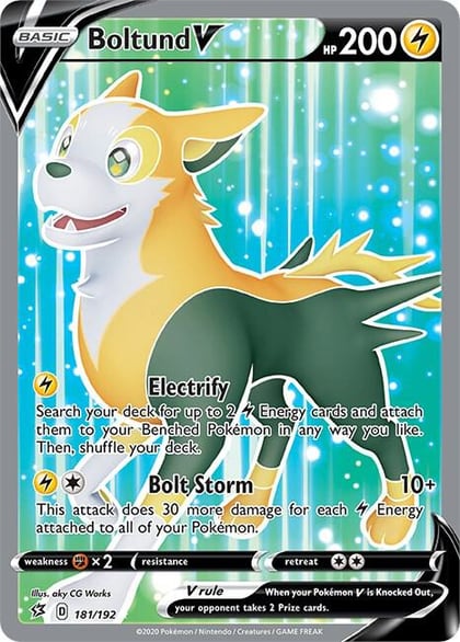 Boltund V (Full Art), SWSH02: Rebel Clash 181/192