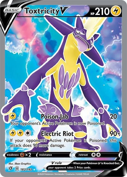 Toxtricity V (Full Art), SWSH02: Rebel Clash 182/192