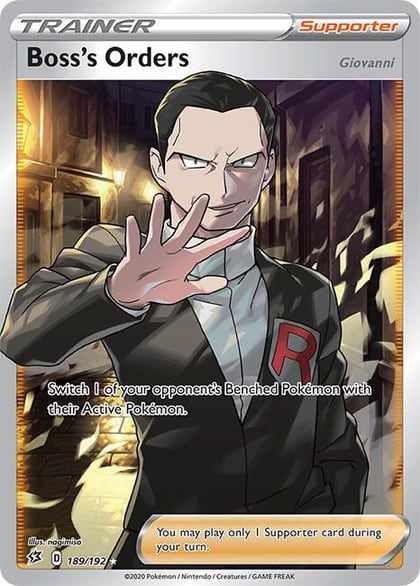 Boss's Orders (Full Art), SWSH02: Rebel Clash 189/192