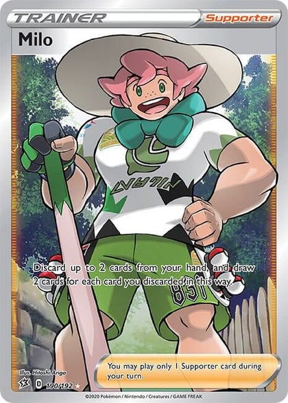 Milo (Full Art), SWSH02: Rebel Clash 190/192