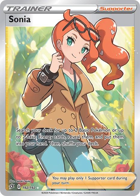 Sonia (Full Art), SWSH02: Rebel Clash 192/192