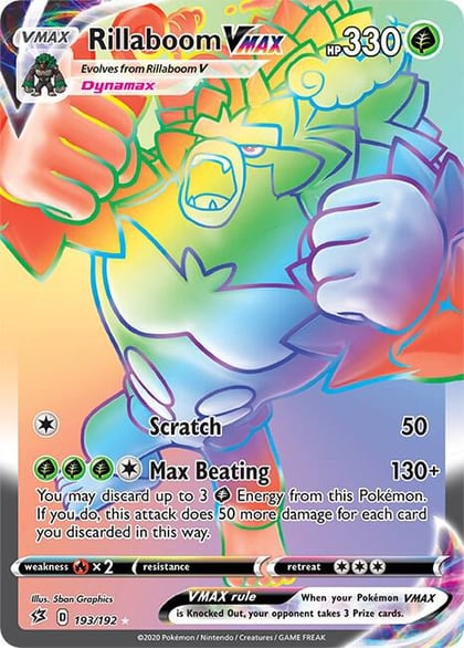 Rillaboom VMAX (Secret), SWSH02: Rebel Clash 193/192