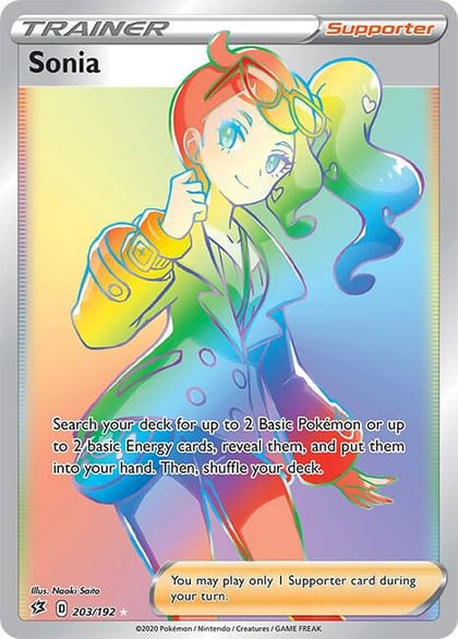 Sonia (Secret), SWSH02: Rebel Clash 203/192