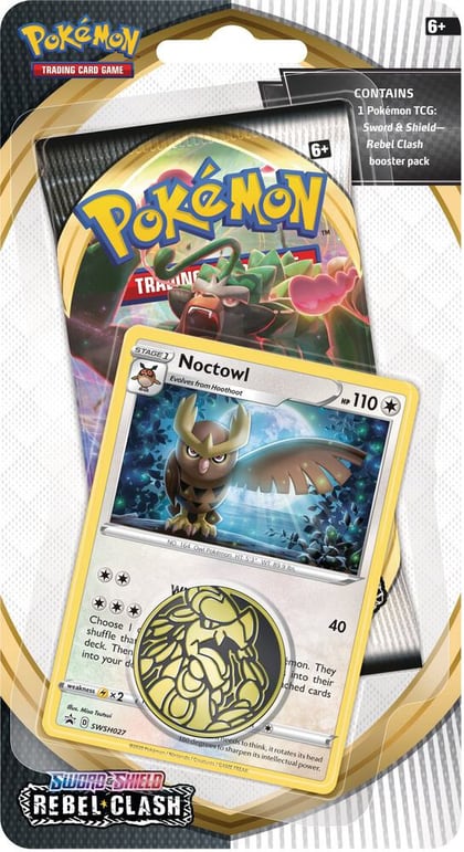 Rebel Clash Single Pack Blister [Noctowl], SWSH02: Rebel Clash P210565