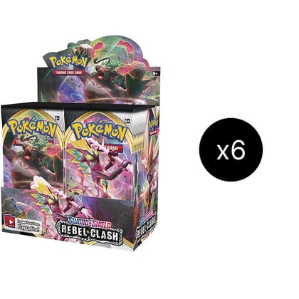 Rebel Clash Booster Box Case, SWSH02: Rebel Clash P240182