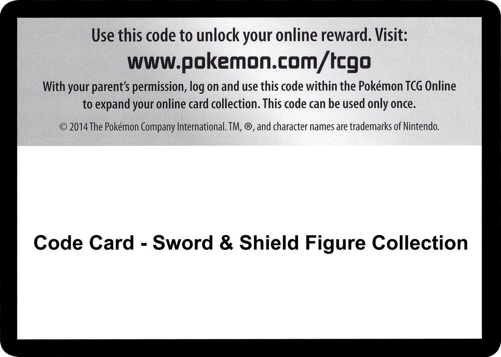 Code Card - Sword & Shield Figure Collection, SWSH02: Rebel Clash P251489