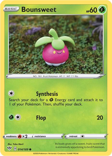 Bounsweet, SWSH03: Darkness Ablaze 014/189