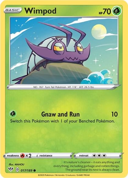Wimpod, SWSH03: Darkness Ablaze 017/189