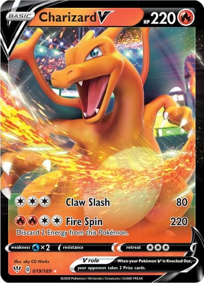 Charizard V, SWSH03: Darkness Ablaze 019/189