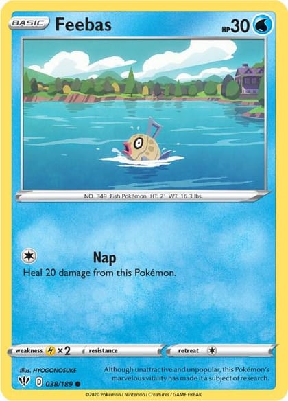 Feebas, SWSH03: Darkness Ablaze 038/189