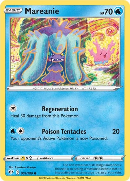 Mareanie, SWSH03: Darkness Ablaze 051/189