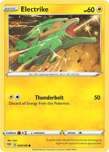 Electrike, SWSH03: Darkness Ablaze 058/189