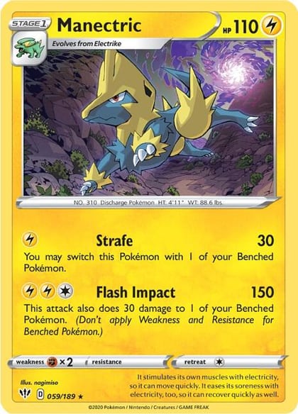 Manectric, SWSH03: Darkness Ablaze 059/189