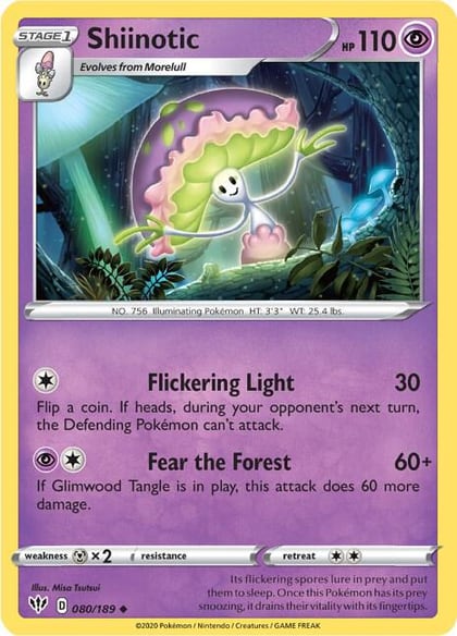 Shiinotic, SWSH03: Darkness Ablaze 080/189