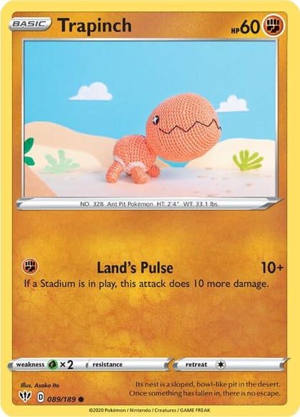 Trapinch, SWSH03: Darkness Ablaze 089/189