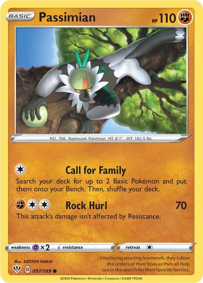 Passimian, SWSH03: Darkness Ablaze 097/189