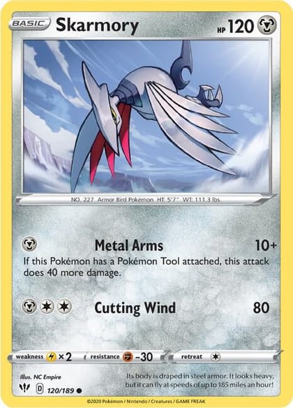 Skarmory, SWSH03: Darkness Ablaze 120/189
