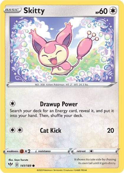 Skitty, SWSH03: Darkness Ablaze 141/189