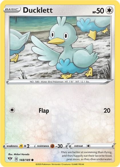 Ducklett, SWSH03: Darkness Ablaze 148/189