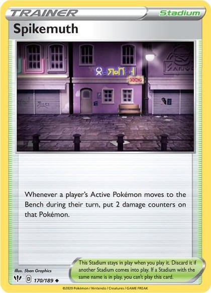 Spikemuth, SWSH03: Darkness Ablaze 170/189