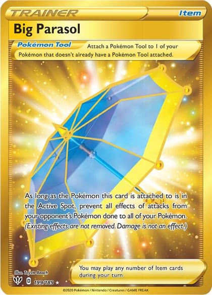 Big Parasol (Secret), SWSH03: Darkness Ablaze 199/189