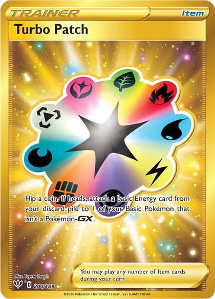 Turbo Patch (Secret), SWSH03: Darkness Ablaze 200/189