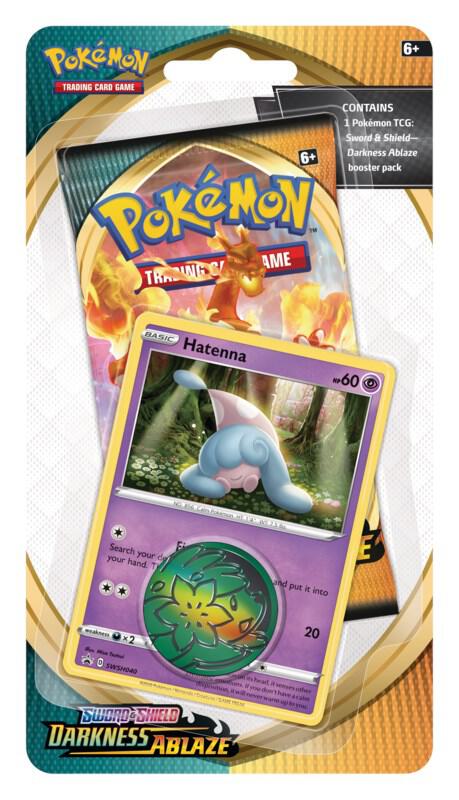 Darkness Ablaze Single Pack Blister [Hatenna], SWSH03: Darkness Ablaze P216859