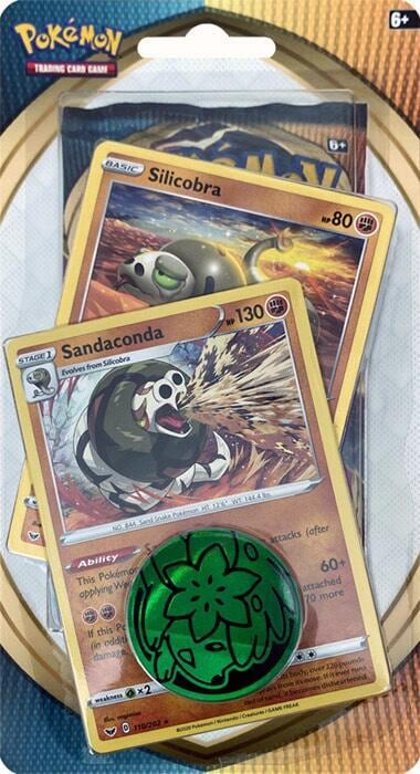 Sword & Shield Single Blister Pack [Silicobra & Sandaconda], SWSH03: Darkness Ablaze P668524
