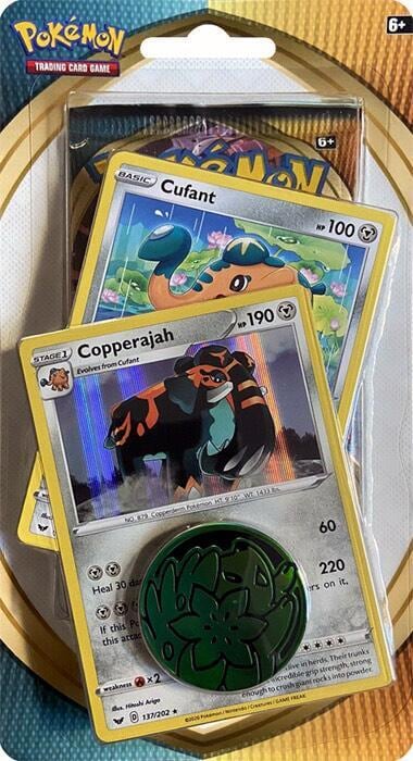 Sword & Shield Single Blister Pack [Cufant & Copperajah], SWSH03: Darkness Ablaze P668526