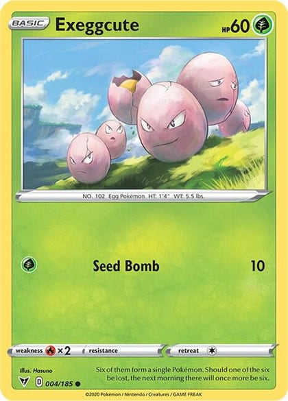 Exeggcute, SWSH04: Vivid Voltage 004/185