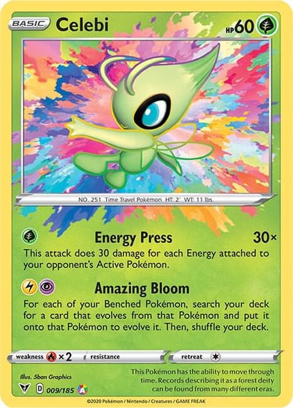 Celebi, SWSH04: Vivid Voltage 009/185