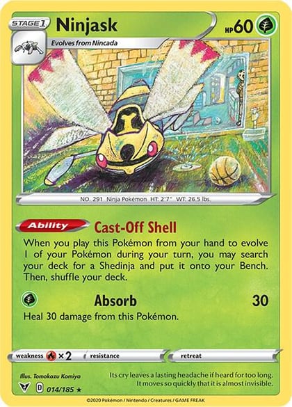 Ninjask, SWSH04: Vivid Voltage 014/185