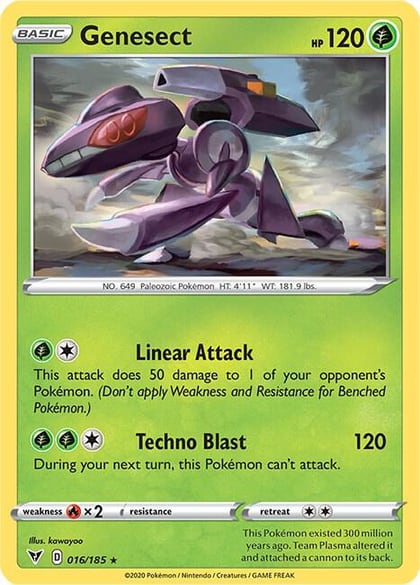 Genesect, SWSH04: Vivid Voltage 016/185