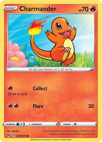 Charmander, SWSH04: Vivid Voltage 023/185
