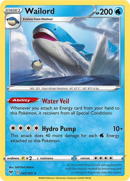 Wailord, SWSH04: Vivid Voltage 032/185