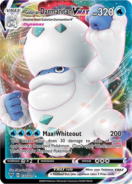 Galarian Darmanitan VMAX, SWSH04: Vivid Voltage 037/185
