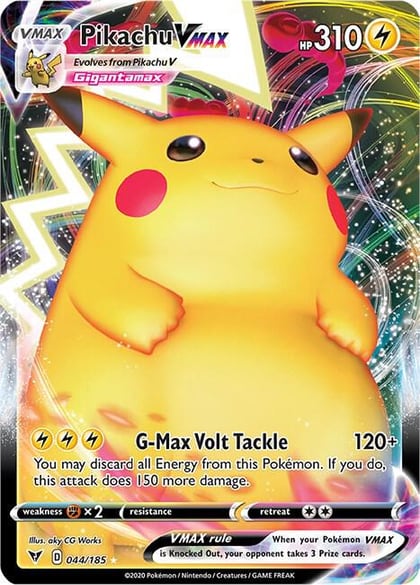 Pikachu VMAX, SWSH04: Vivid Voltage 044/185