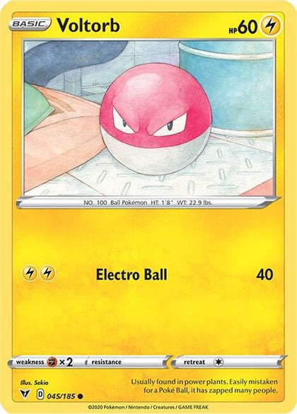 Voltorb, SWSH04: Vivid Voltage 045/185