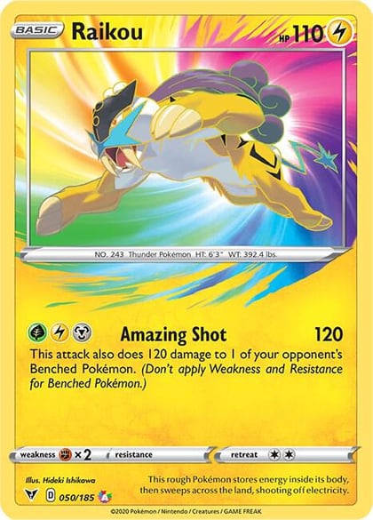 Raikou, SWSH04: Vivid Voltage 050/185