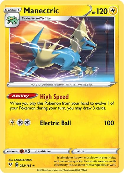 Manectric, SWSH04: Vivid Voltage 052/185