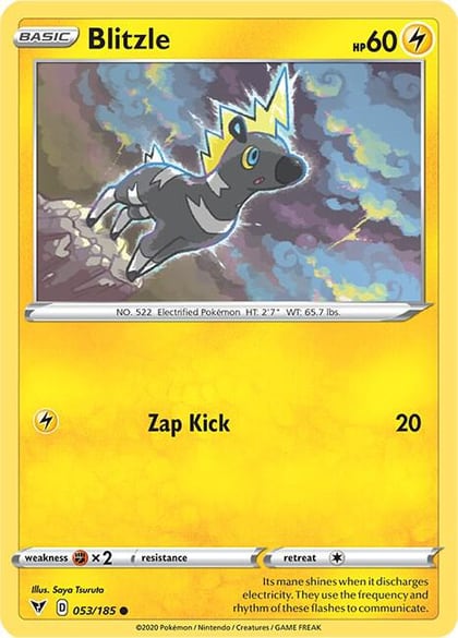 Blitzle, SWSH04: Vivid Voltage 053/185