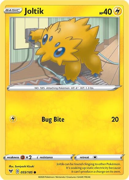 Joltik, SWSH04: Vivid Voltage 055/185