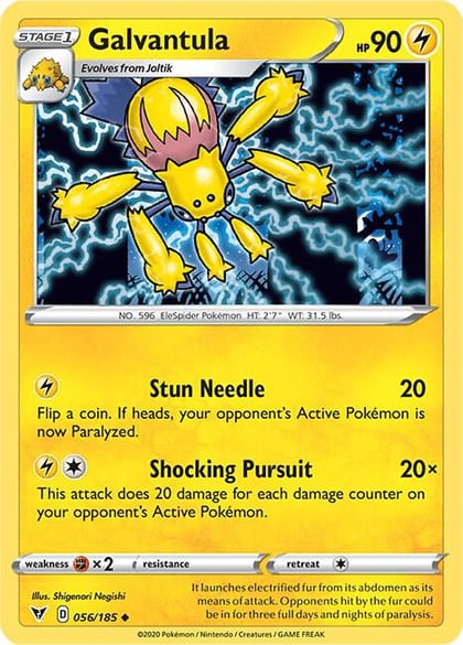 Galvantula, SWSH04: Vivid Voltage 056/185