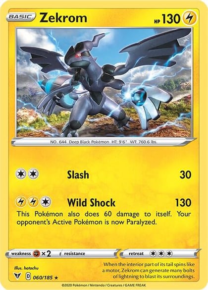 Zekrom, SWSH04: Vivid Voltage 060/185