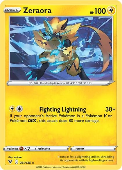 Zeraora, SWSH04: Vivid Voltage 061/185