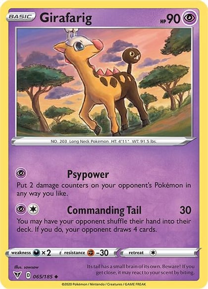 Girafarig, SWSH04: Vivid Voltage 065/185
