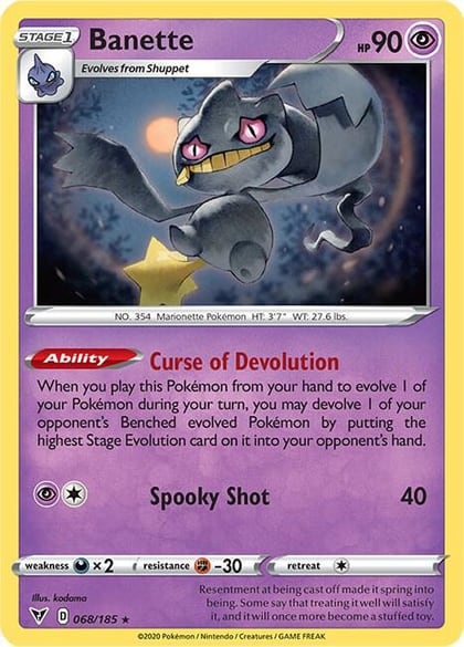 Banette, SWSH04: Vivid Voltage 068/185