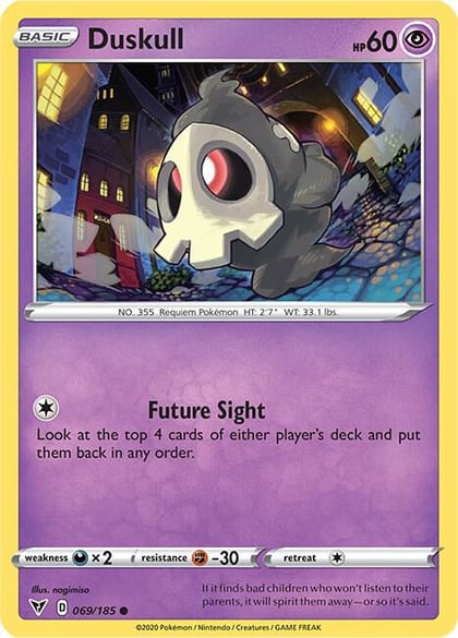 Duskull, SWSH04: Vivid Voltage 069/185