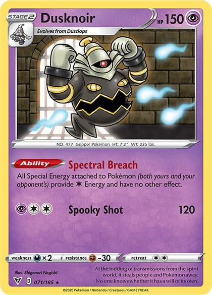 Dusknoir, SWSH04: Vivid Voltage 071/185