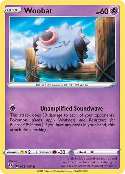Woobat, SWSH04: Vivid Voltage 073/185